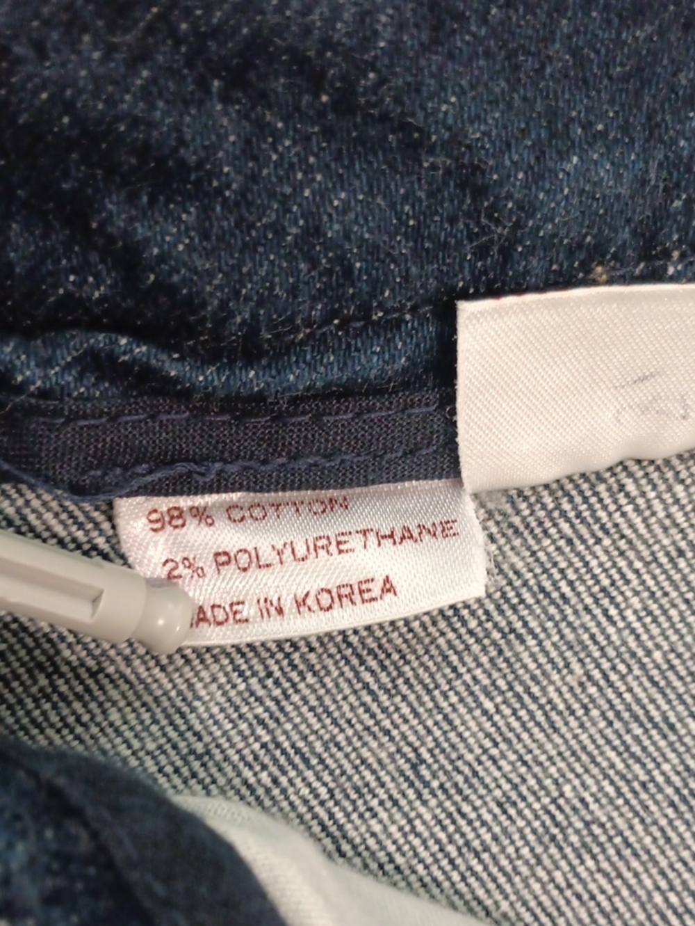 Vtg Calvin Klein Dark Blue Denim Jeans - Back Pocket Logo - Picture 11 of 12